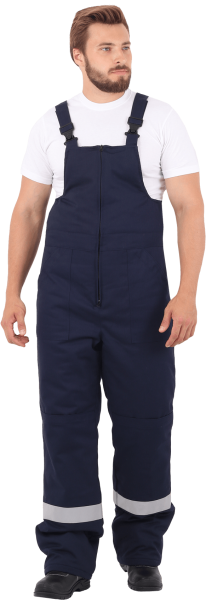 Костюм АНТИСТАТ зимний с ПК (т.синий/василёк)