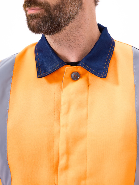 Костюм СКАНДИН с ПК (оранжевый/т.синий)