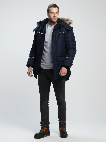 Куртка АЛЯСКА-ЛЮКС зимняя (т.синий)