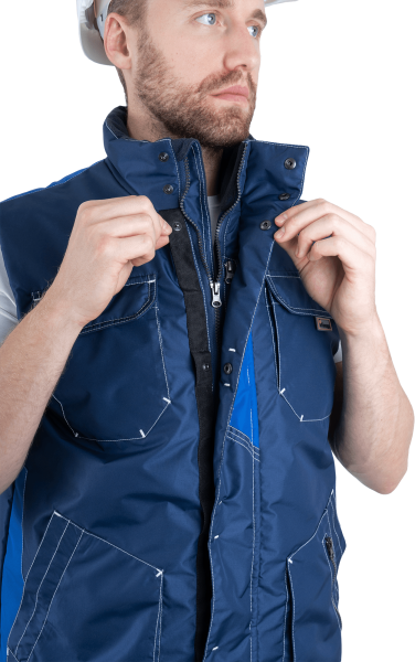 Жилет ЭДВАНС зимний (синий/васильковый)