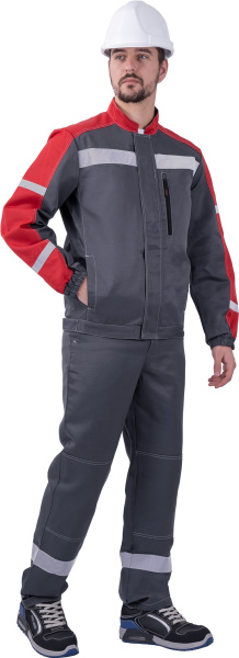 Костюм РОУД с ПК (серый/красный)