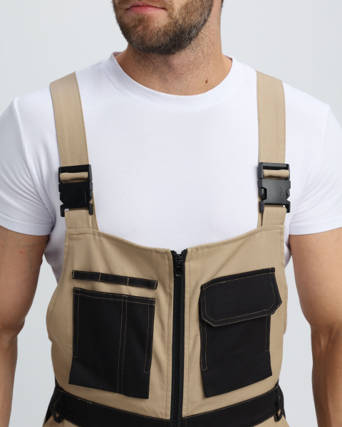 Полукомбинезон МИЛАН СН (бежевый/черный)