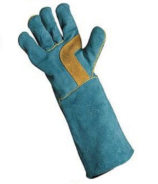 Краги спилковые пятипалые на подкладке