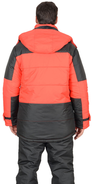 Куртка СИРИУС-ЕВРОПА зимняя (красный/черный)