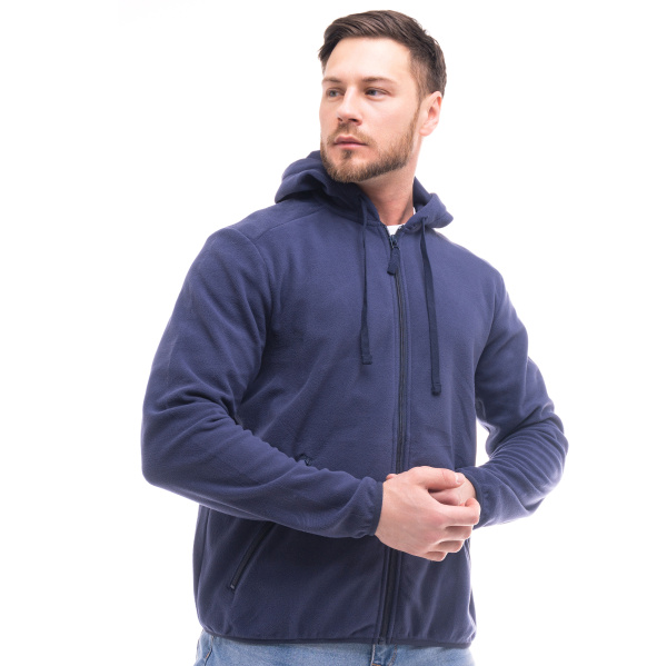 Толстовка JF-02 флисовая (т.синий)