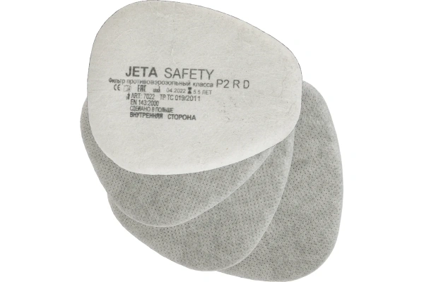 Предфильтр JETA SAFETY 7022 от пыли и аэрозолей с угольным слоем P2 R D 4 ШТ. Предфильтр JETA SAFETY 7022 от пыли и аэрозолей с угольным слоем P2 R D 4 ШТ.