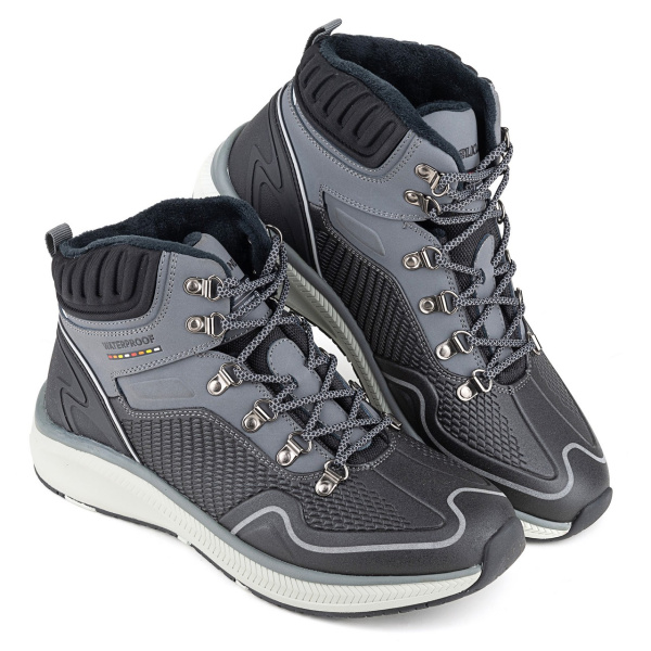 Ботинки ЛИДЕР 165 ЭВА-Резина тинсулейт (серый)