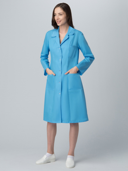 Халат СТАНДАРТ NEW женский (голубой)