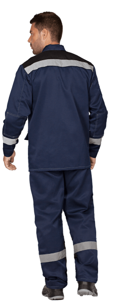 Костюм ПРОФЕССИОНАЛ с БР (т.синий/черный)