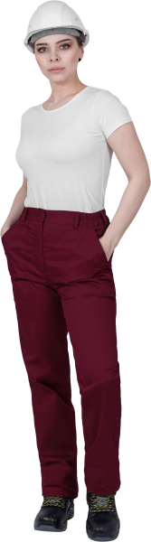 Костюм ОПЕРАТОР женский с БР (бордовый)