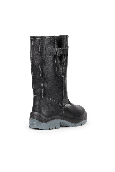 Сапоги КОМФОРТ зимние кожаные с МП (черный)