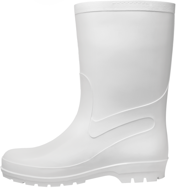 Сапоги ПВХ женские резиновые белые