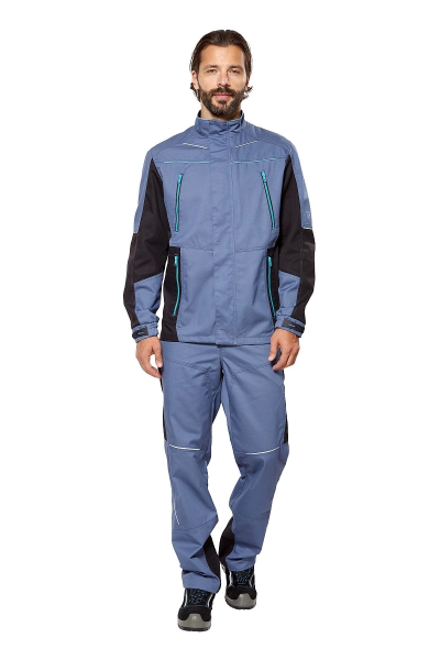 Костюм КРАНЦ с БР (маренго/черный/голубой)