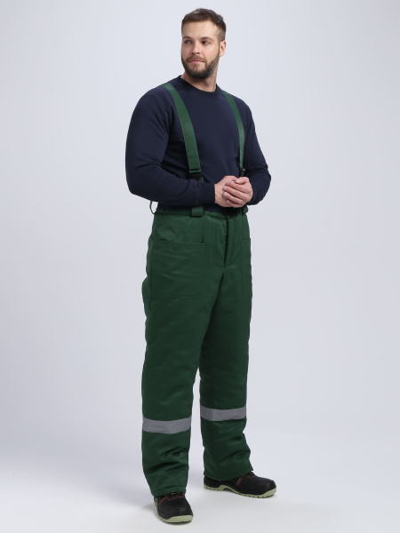 Костюм Т-УЛЬТРА СОП зимний с БР (т.зеленый/лимонный)