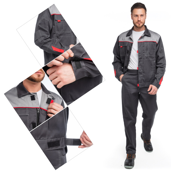 Костюм ФАВОРИТ-1 с БР (т.серый)