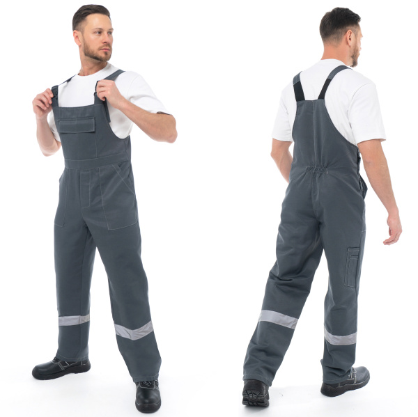 Костюм ОПТИМАЛ СОП с ПК (т.серый/серый)