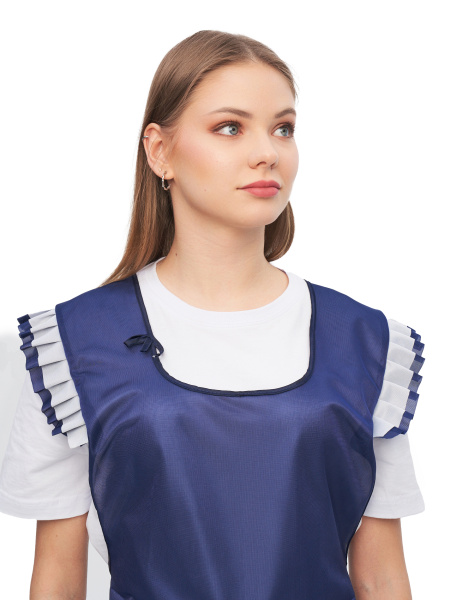 Фартук-сарафан нейлоновый (т.синий)