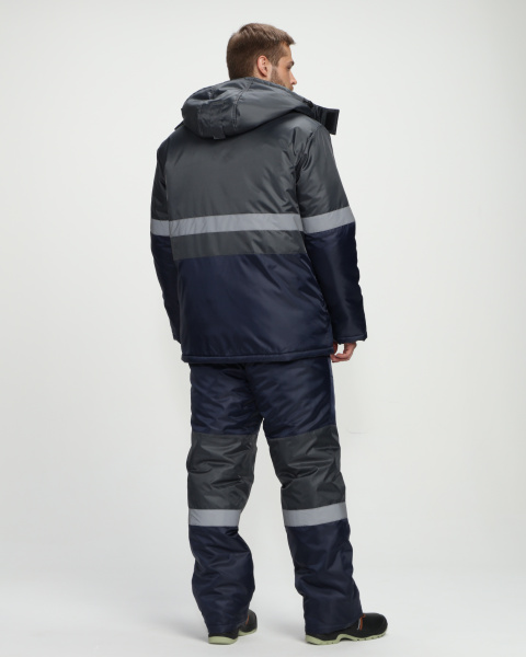 Костюм МЕГРЕС-2 зимний с ПК (т.серый/т.синий)