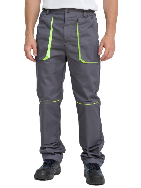 Костюм RONTA KS806 с БР (т.серый/черный/лайм)