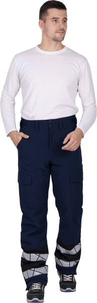 Брюки ACTIVE зимние (синий/черный)