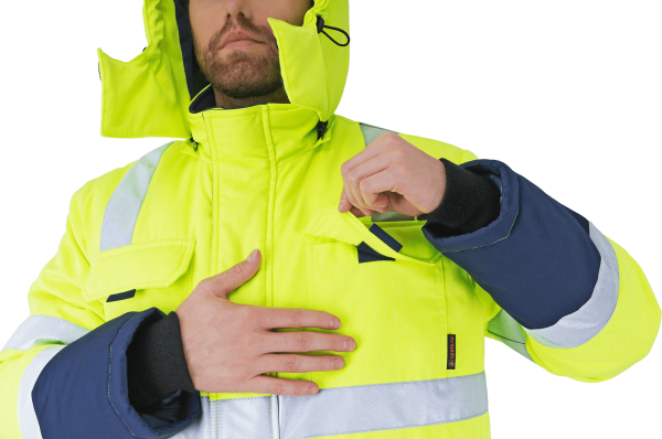 Костюм РЕФЛЕКТ-1 зимний с ПК (желтый/синий)