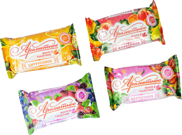 Мыло туалетное 100 г. в цветной упак.