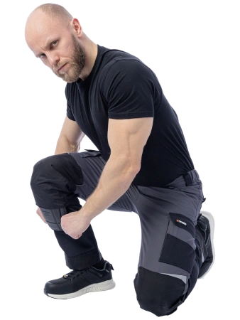 Брюки Brodeks KS 302 (серый/черный)