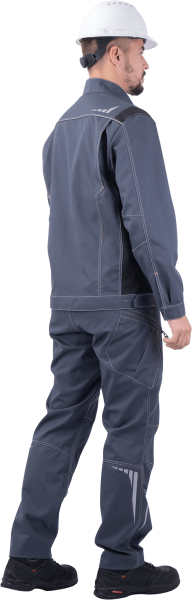 Куртка ПЕРФЕКТ (серый/черный)