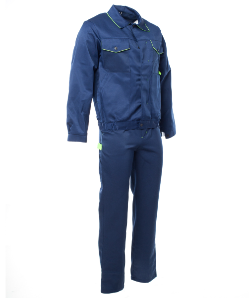 Костюм ДОКЕР-2 с ПК (т.синий/лимонный)