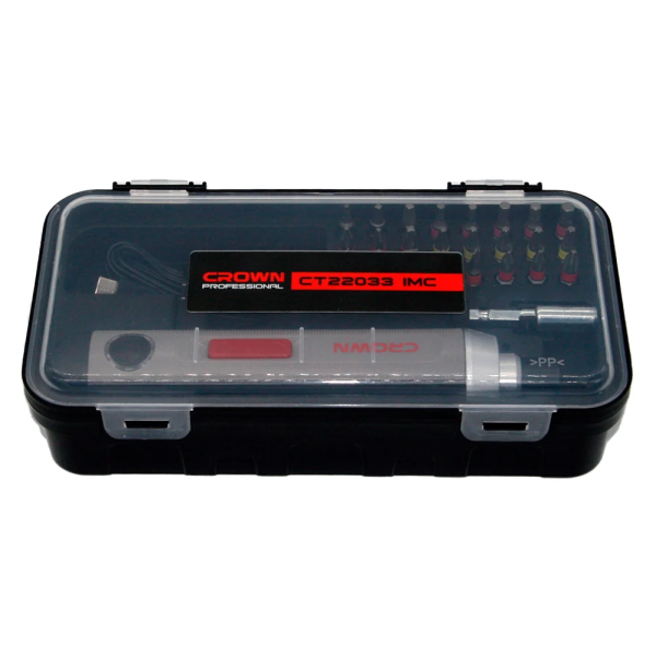 Аккумуляторный шуруповерт CROWN CT22033 IMC 3,6В Li-ion 2,0Ач micro-USB 0-200об/мин