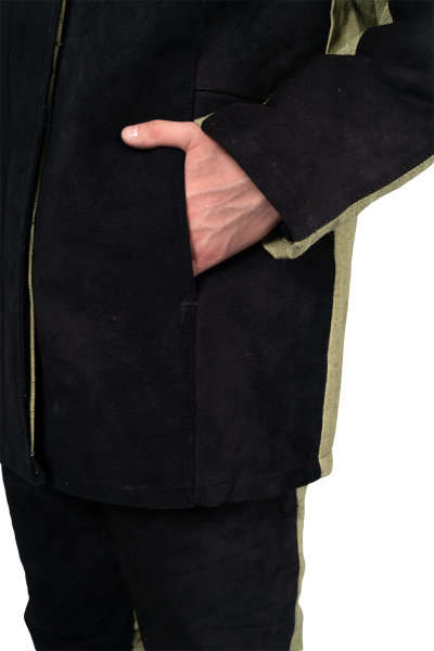 Костюм сварщика комбинированный спилок/брезент утепленный 2.6