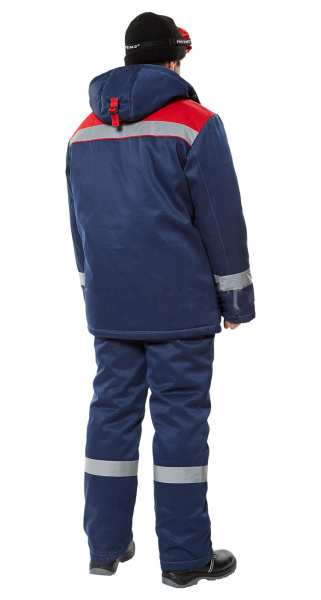 Костюм ТИМБЕР зимний с ПК (т.синий/красный)