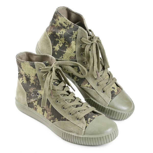 Кеды ЛИДЕР 10 Резина (хаки)