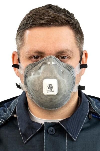 Полумаска MFA D-267V-AC фильтрующая с клапаном выдоха