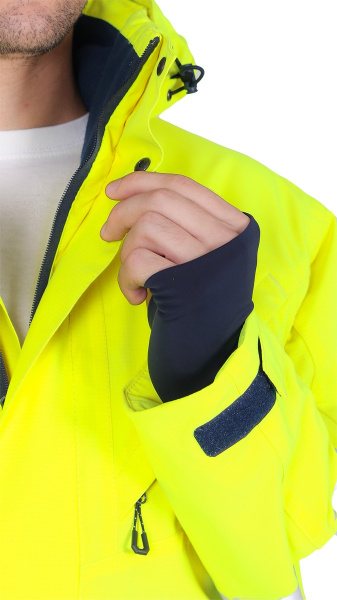 Куртка ACTIVE зимняя (желтый/синий)