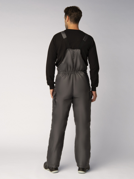 Костюм БАЛТИКА зимний с ПК (т.серый/красный)