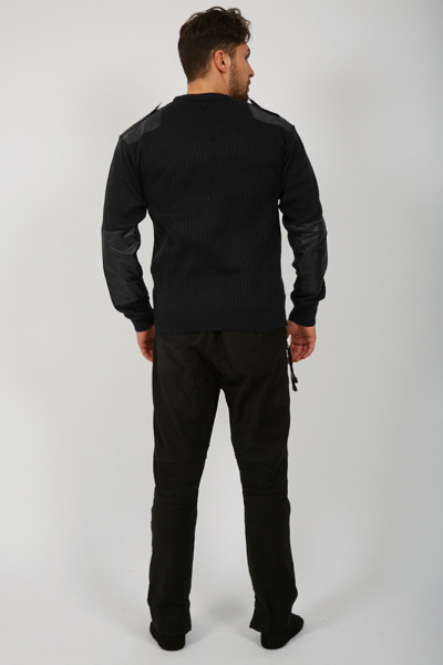 Свитер (джемпер) форменный усиленный (черный)