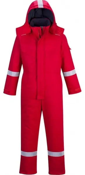 Комбинезон PORTWEST FR53 зимний огнеупорный антистатический (красный)