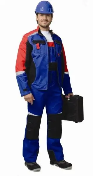 Костюм ФАВОРИТ-МЕГА СОП с ПК (василек/красный/черный)