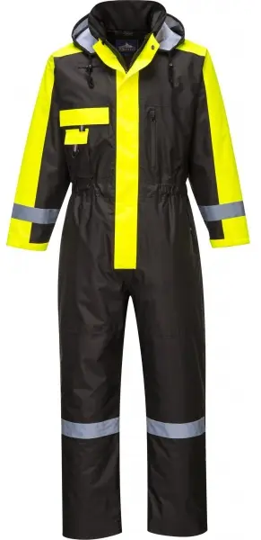 Комбинезон PORTWEST S585 зимний (черный/желтый) Комбинезон PORTWEST S585 зимний (черный/желтый)
