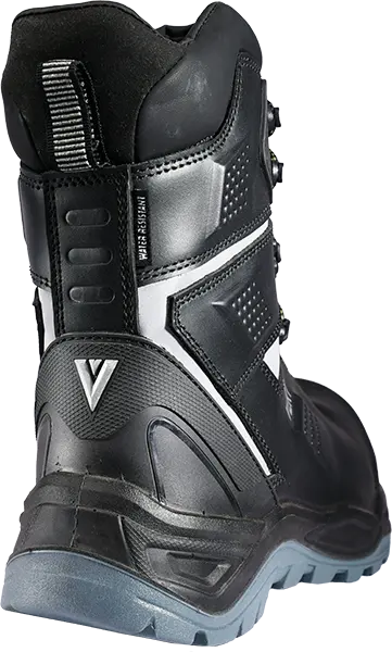 Ботинки VERT ПУ/ТПУ высокий берец нат.мех с КП и КС (черный)