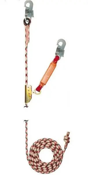 Зажим на гибкой анкерной линии, 10 м Зажим на гибкой анкерной линии, 10 м