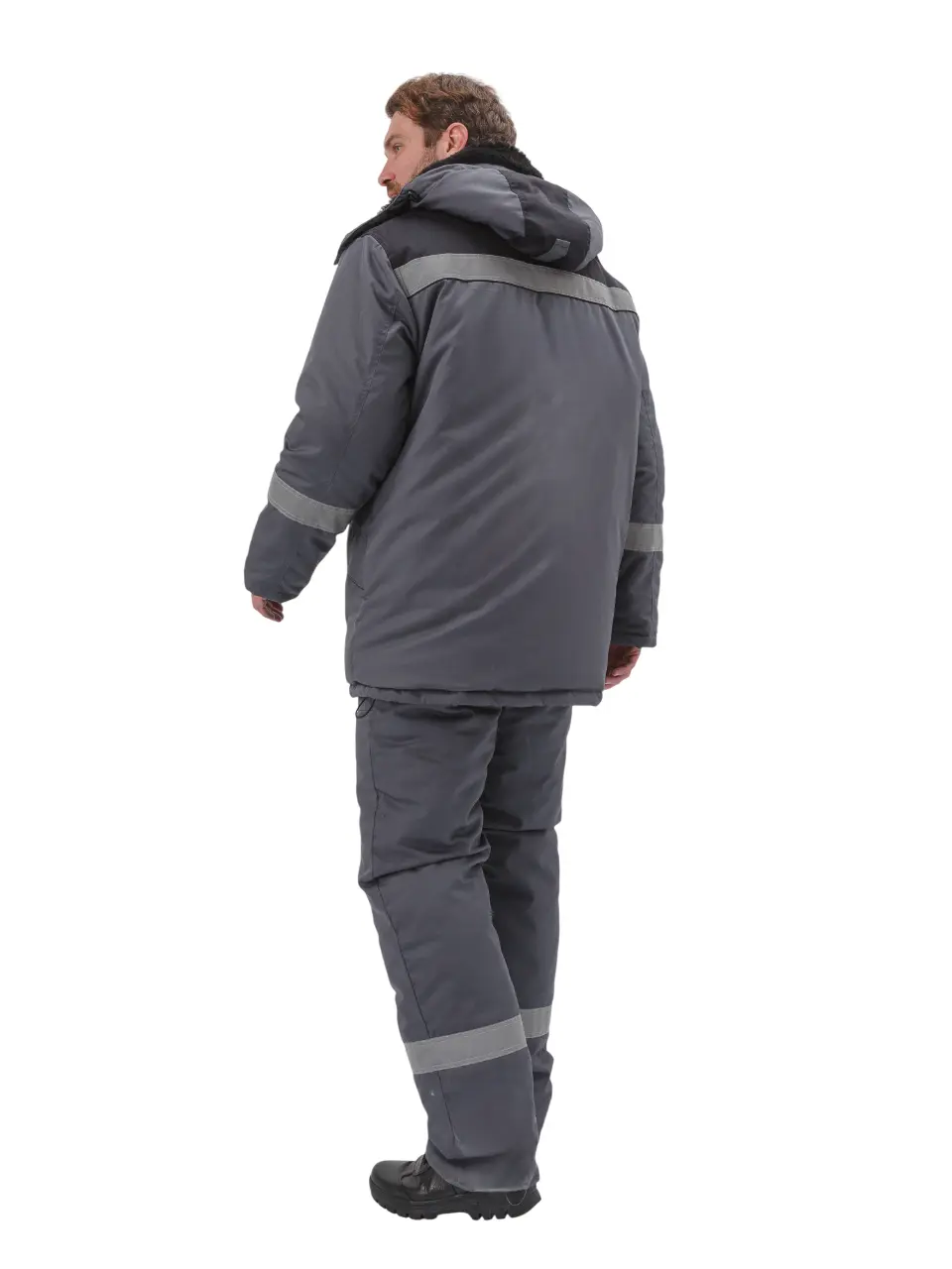 Костюм ВЬЮГА зимний с ПК (т.серый/чёрный) Костюм ВЬЮГА зимний с ПК (т.серый/чёрный)