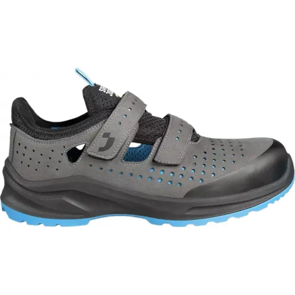 Сандалии SAFETY JOGGER MODULO S1PS SANDAL с перфорацией (серый/синий) Сандалии SAFETY JOGGER MODULO S1PS SANDAL с перфорацией (серый/синий)