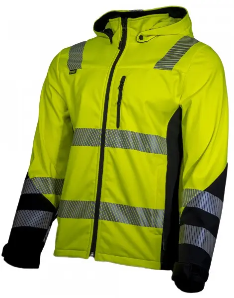 Куртка Brodeks Softshell KS 227 сигнальная (желтый/черный) Куртка Brodeks Softshell KS 227 сигнальная (желтый/черный)