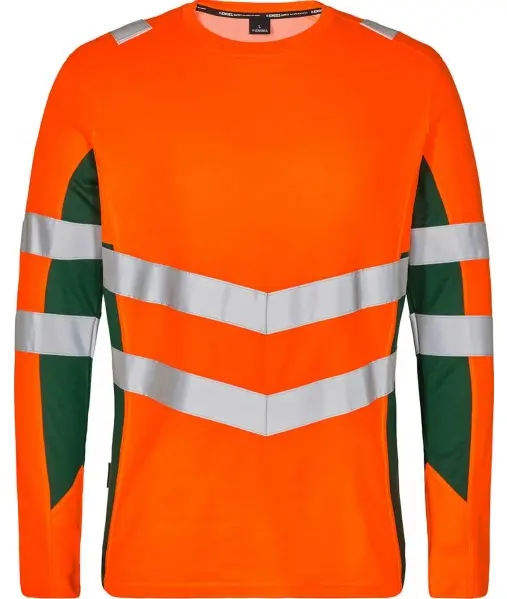 Футболка ENGEL SAFETY L/S 9545-182 (сигнальный оранжевый/зеленый) Футболка ENGEL SAFETY L/S 9545-182 (сигнальный оранжевый/зеленый)