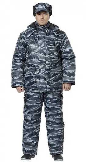 Костюм ОХРАНА зимний с ПК (кмф)