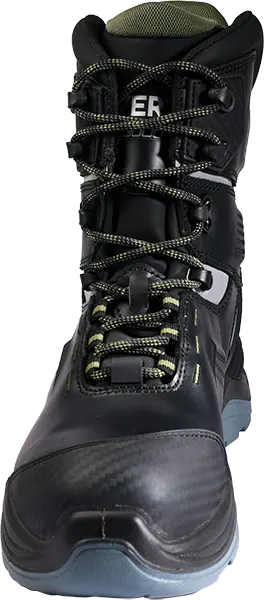 Ботинки VERT ПУ/ТПУ высокий берец кожаные с КП и КС (черный)