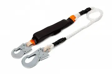 Строп 2аВ канат, 2 карабина, амортизатор Строп 2аВ канат, 2 карабина, амортизатор