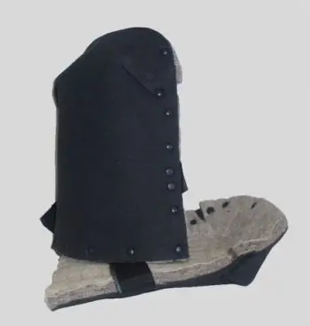 Наколенник защитный профессиональный НЗП 01 термостойкий кожаный